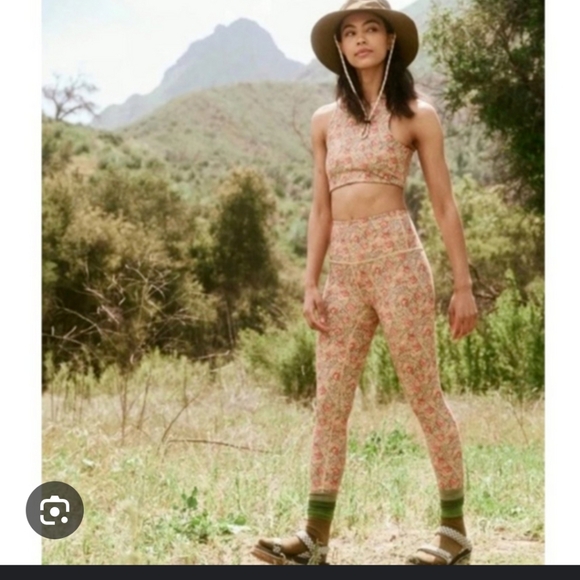 THE GREAT. Floral Print Pants - Picture 1 of 8